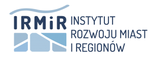 Logo Instytutu Rozwoju Miast i Regionów